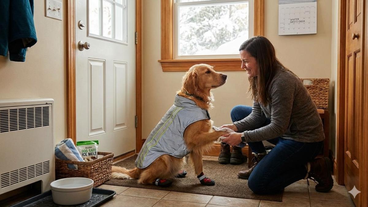 Девушка и собака