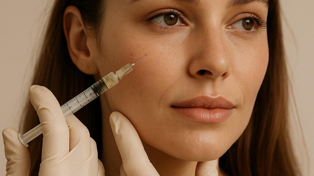 Девушка у косметолога