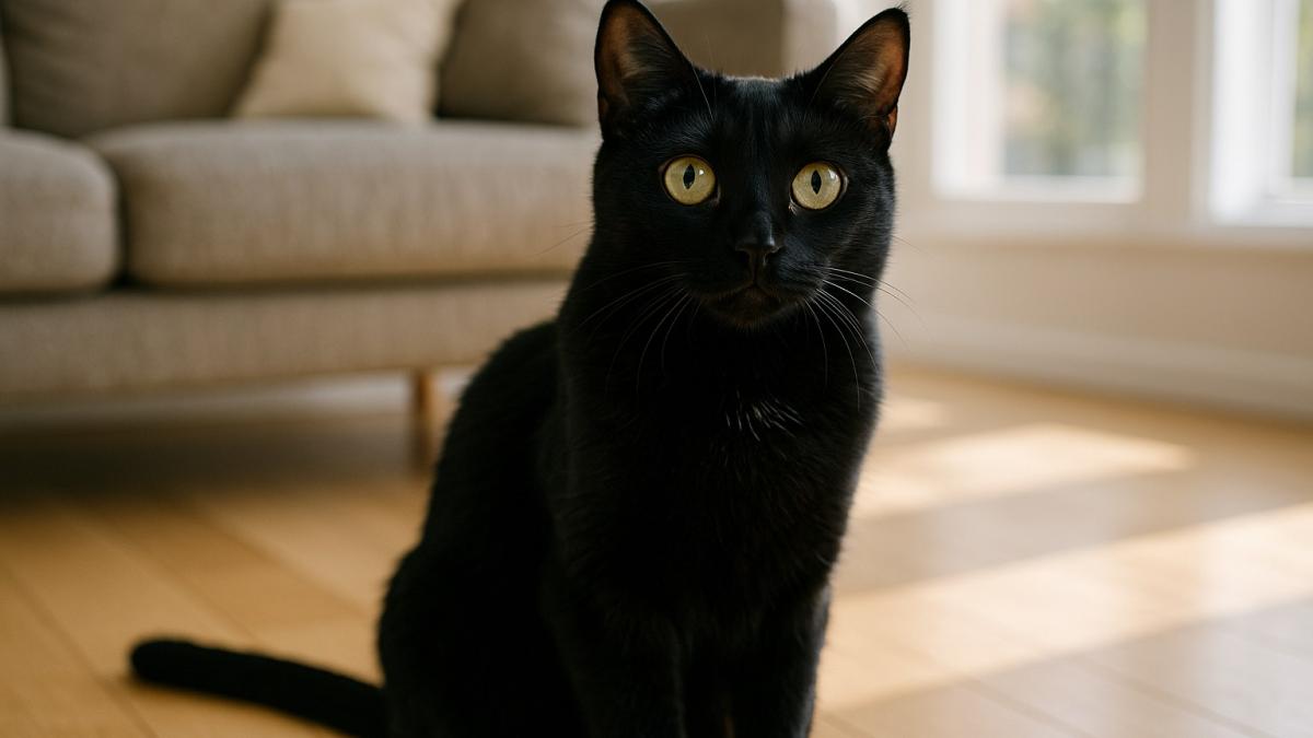 Черная кошка